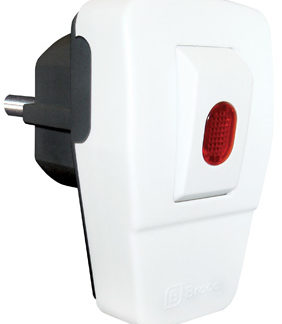 Steker Lampu/Steker arde+saklar White Broco