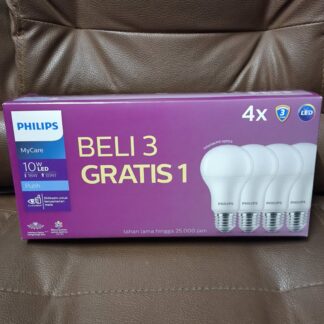 Paket LED Bulb MyCare 10 Watt E27 Cool Daylight Philips