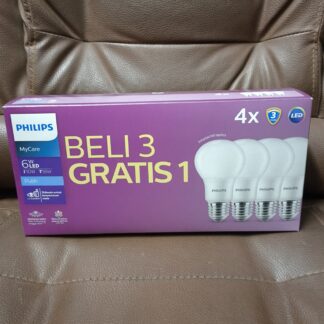 Paket LED Bulb MyCare 6 Watt E27 Cool Daylight Philips