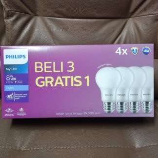 Paket LED Bulb MyCare 8 Watt E27 Cool Daylight Philips