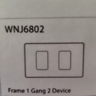 Frame 1 Gang 2 Device Full Color (WNJ - 6802) Panasonic