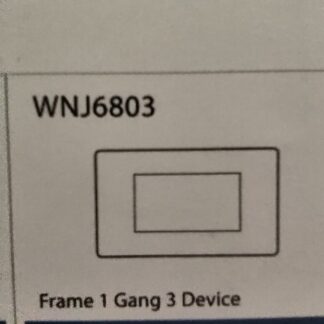 Frame 1 Gang 3 Device Full Color (WNJ - 6803) Panasonic