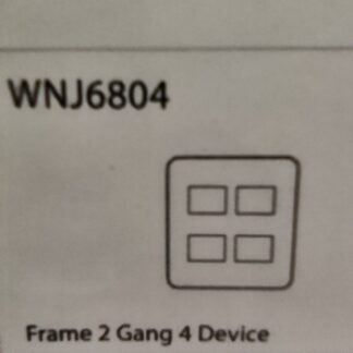 Frame 2 Gang 4 Device Full Color (WNJ - 6801) Panasonic
