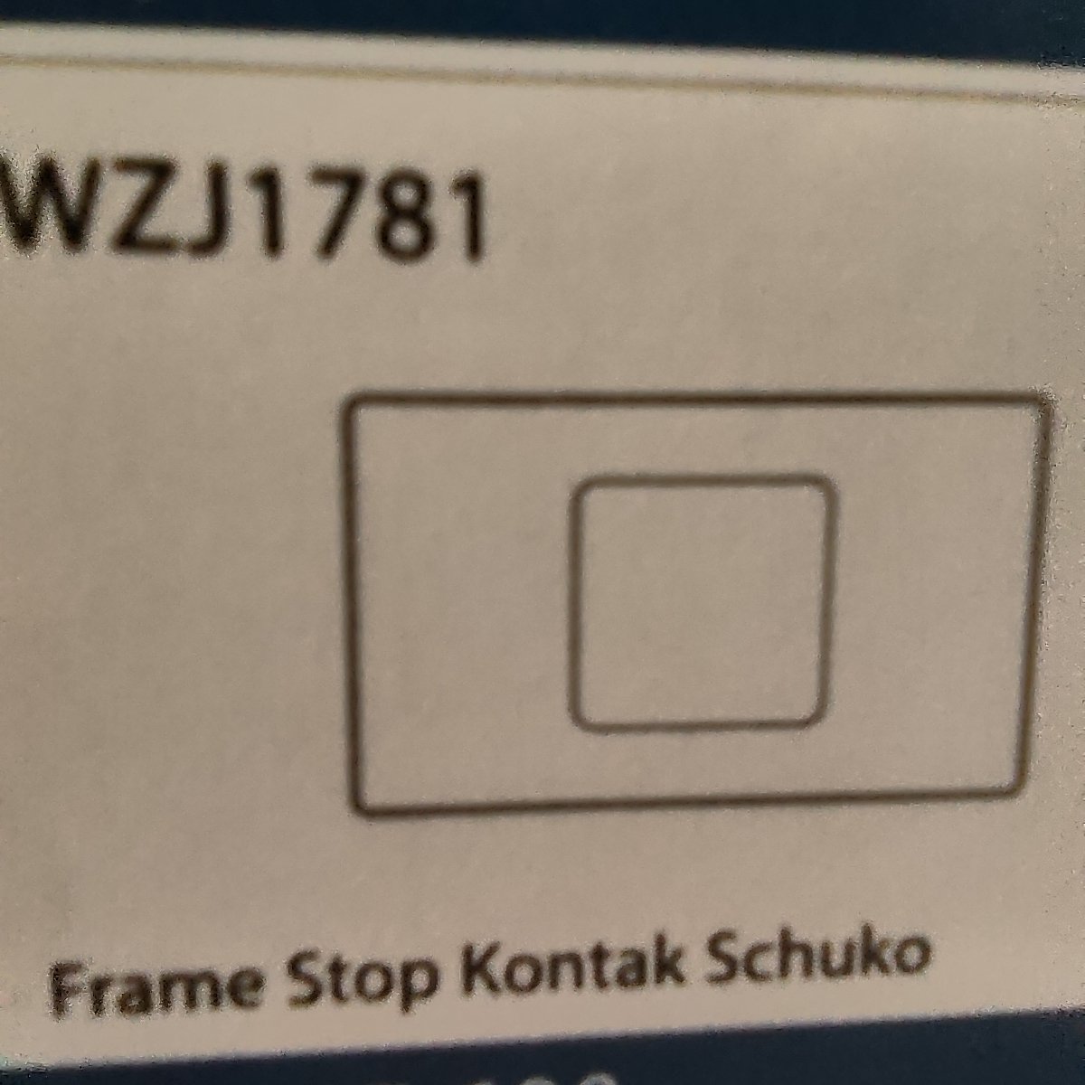 Frame Stop Kontak Full Color (WZJ - 1781) Panasonic